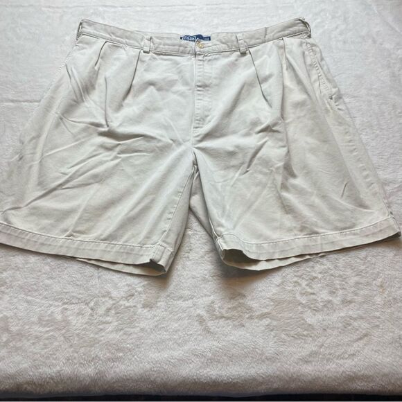 Polo By Ralph Lauren Tyler Shorts Light Khaki Chinos - Picture 1 of 10